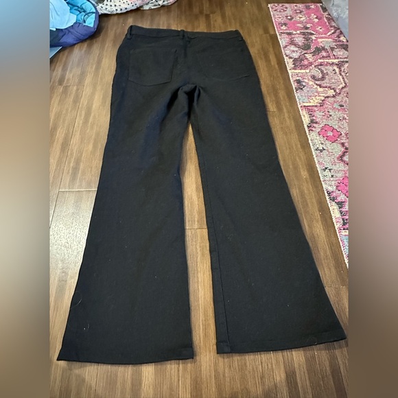 Good American GOOD CLASSIC BOOTCUT JEANS black wash size 14/32 - Picture 7 of 10